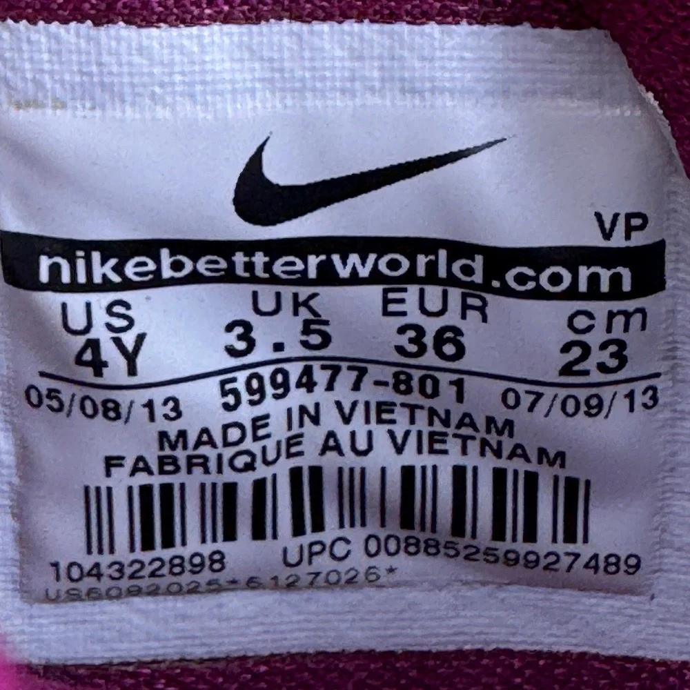 Nike KD 6 PB&J Kids Size 4Y Orange Basketball Shoes 599477-801 Low Top Sneakers
